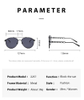 Unisex Metal Sunglasses UV400 Women's Classic Oversized Aviation Style Custom Logo Chain Arms temples Sunglasses