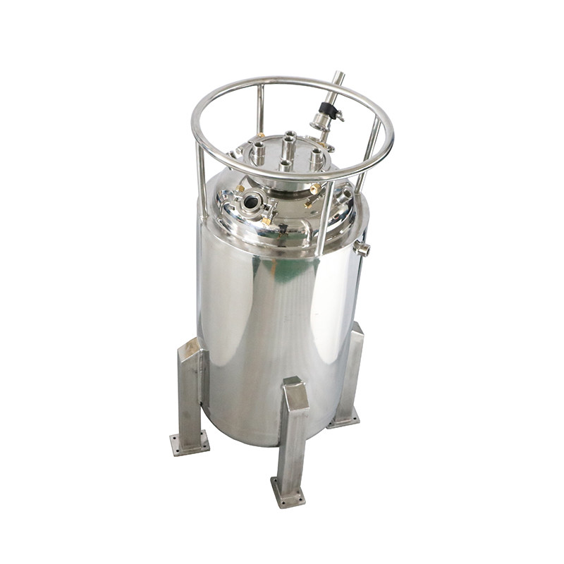 50lb Double Jacketed Solvent Tank with Casters