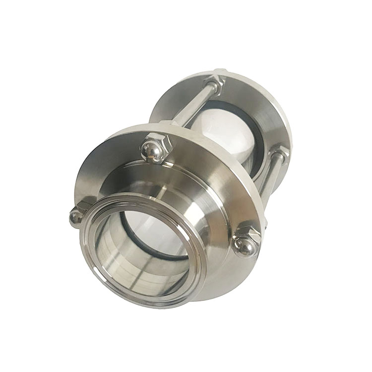 Sanitary Tri-Clamp Stainless Steel 304 Flow Sight Glass 
