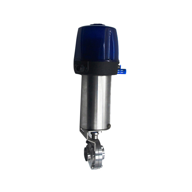 Pneumatic Butterfly Valve with Intellegent Control Head