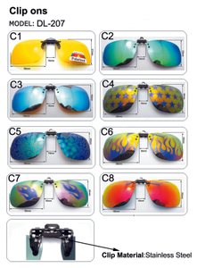 Men Women Polarized Clip On Glasses Driving Night Vision Lens Fishing Sunglasses Anti-UV Cycling Eyewear Clip