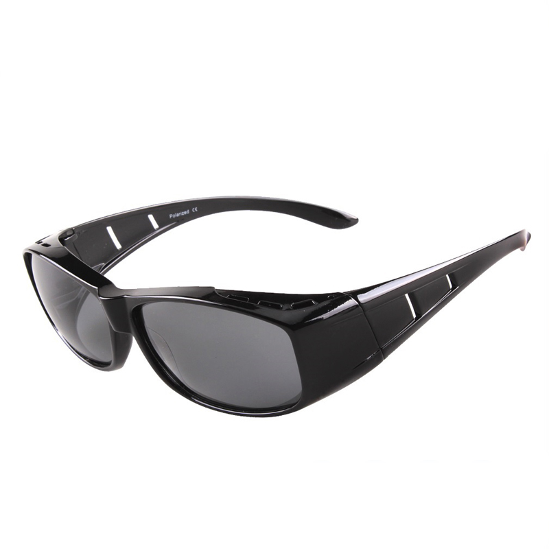 Unisex Wraparound Fitover Glasses Wear Over Sunglasses Overspec Plorized Yellow Night Vision Driving Sun Glasses