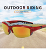 New Men Sports Sunglasses Sponge Frame Inside Men Outdoor Driving Cycling outdoor Bicycle Bike UV400 Sports Sun Glasses 