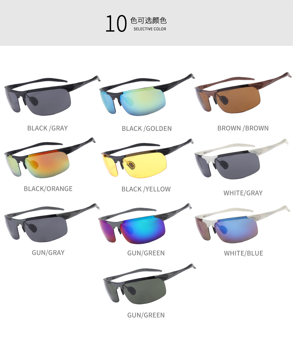 Men's Sunglasses Sports Sun Glasses for Cycling Fishing Golf