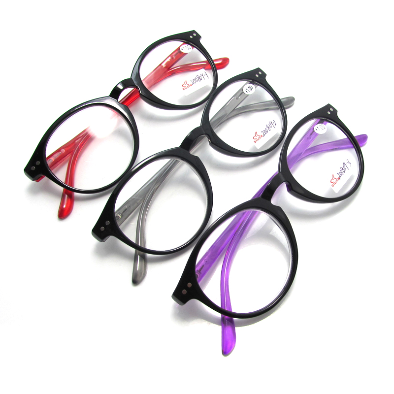 Read Eyeglass Men Women Round Vintage Reading Glasses Light Weight With Spring Hinge
