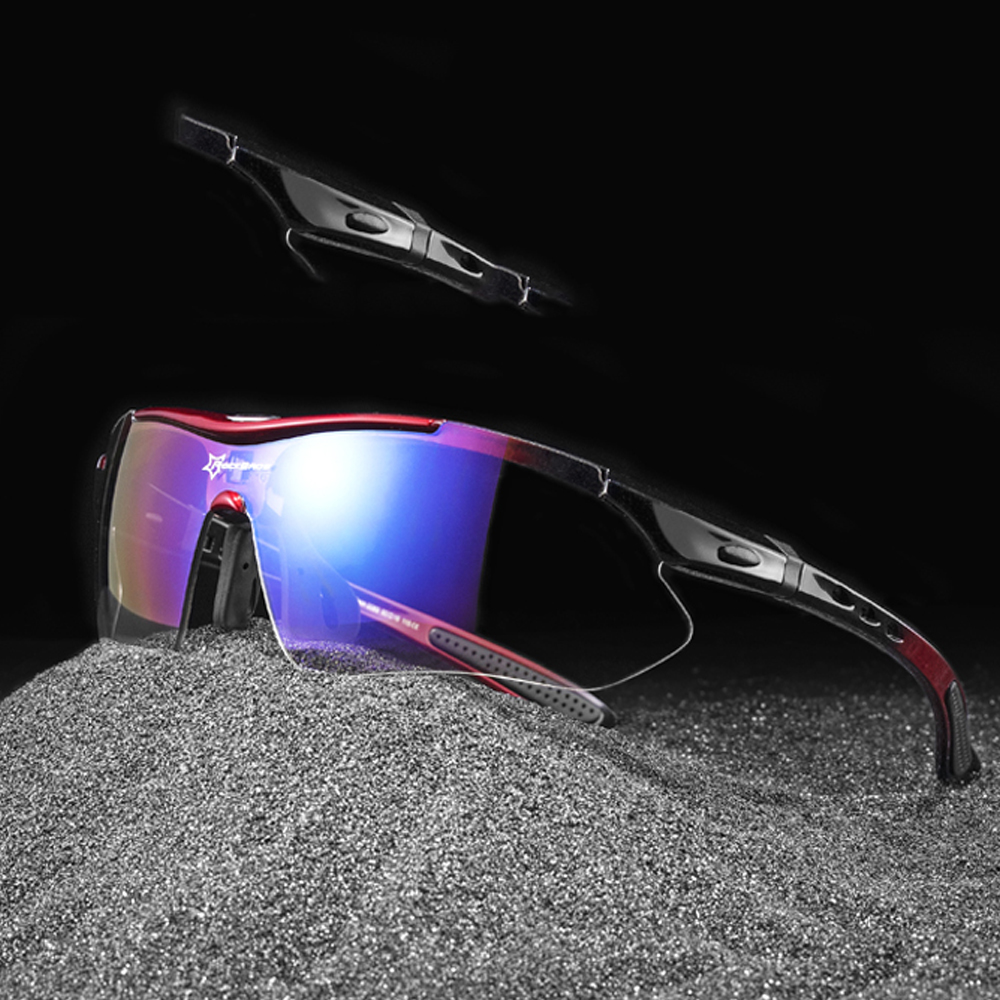 DL-0089 Polarized Sports Men Sunglasses Road Cycling Glasses Mountain Bike Bicycle Riding Protection glasses men Eyewear 5 Lens