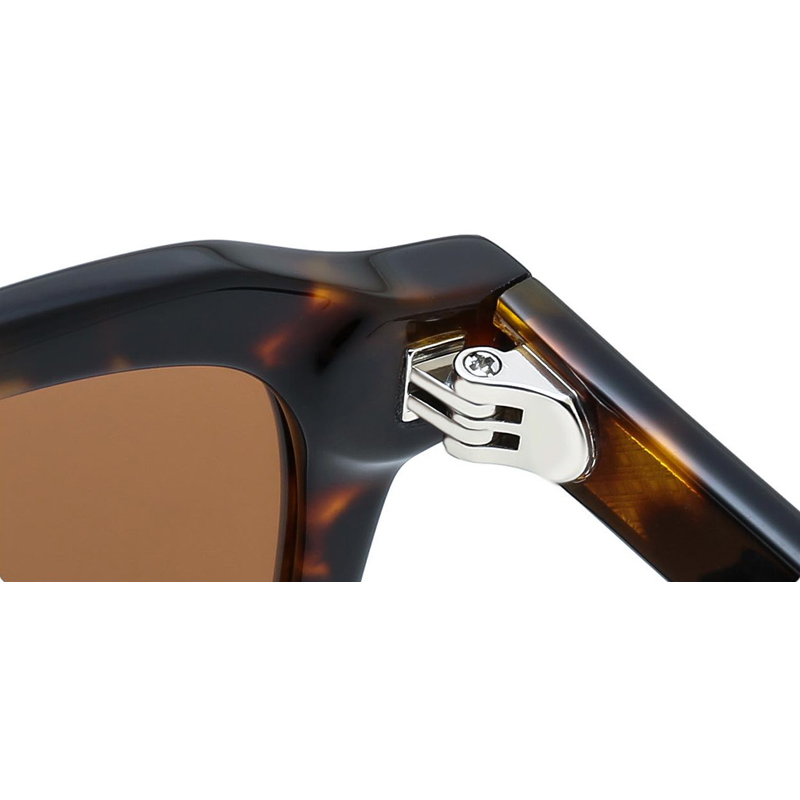 New Trend Square 2022 Men Shades Acetate Frame Glasses Vintage Tac Polarized Lenses Women Shades Sunglasses