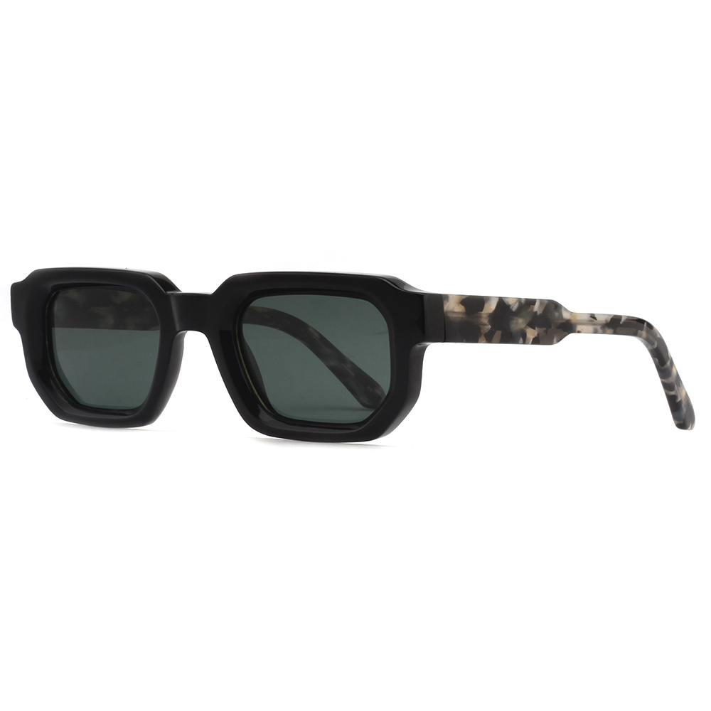 High Quality Acetate Sunglass Square Polarized Sunglasses