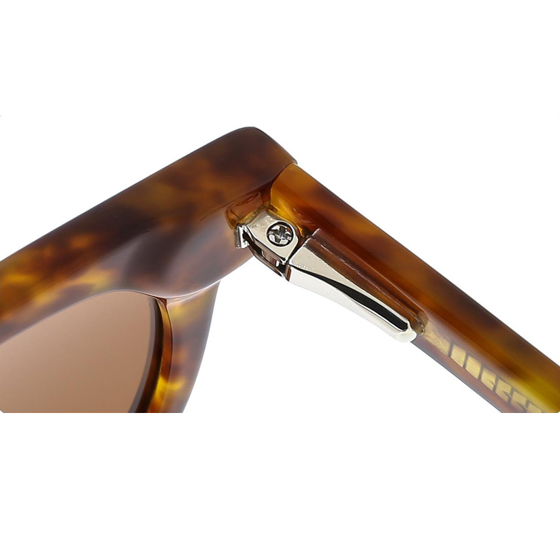 Stock high quality womens fashion acetate transparent sunglass 2022