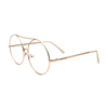 2020 UV400 Wholesale Vintage Classic Popular Double Bridge Round Metal Sunglasses