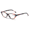 New Reading Glasses Ladies Personality Trend Color Bag Flower Set Diamond Hd Resin Presbyopia Glasses