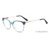 DILICN 2023 New TR90 Material Optical Frame round frame opticalframes TR90 and metal hybrid