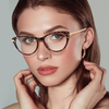 Cat Eye Glasses Fashion Custom Logo Photochromic Glasses Blue Light Blocking Glasses