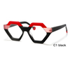 DILICN 2023 New Fashion Acetate Optical Frame Model YD1275 Polygonal frame