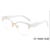 DILICN 2023 New Fashion Acetate Optical Frame Model YD1108 semicircle frames Same style as Prada