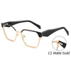 DILICN 2023 New Fashion Acetate Optical Frame Model YD1106 Irregular frames Same style as Prada