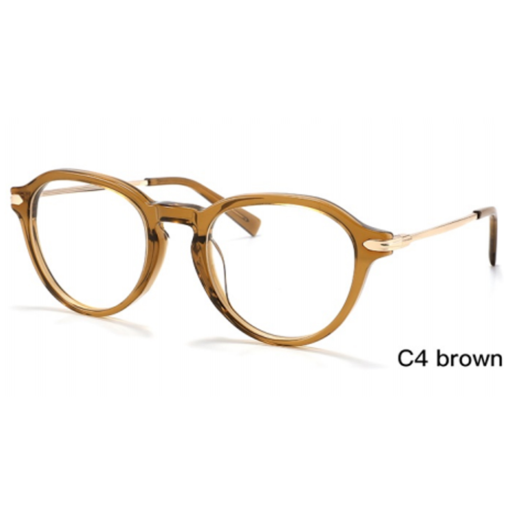 DILICN 2023 New Fashion Acetate Optical Frame Model YD1257 Round frames Beckham's same style