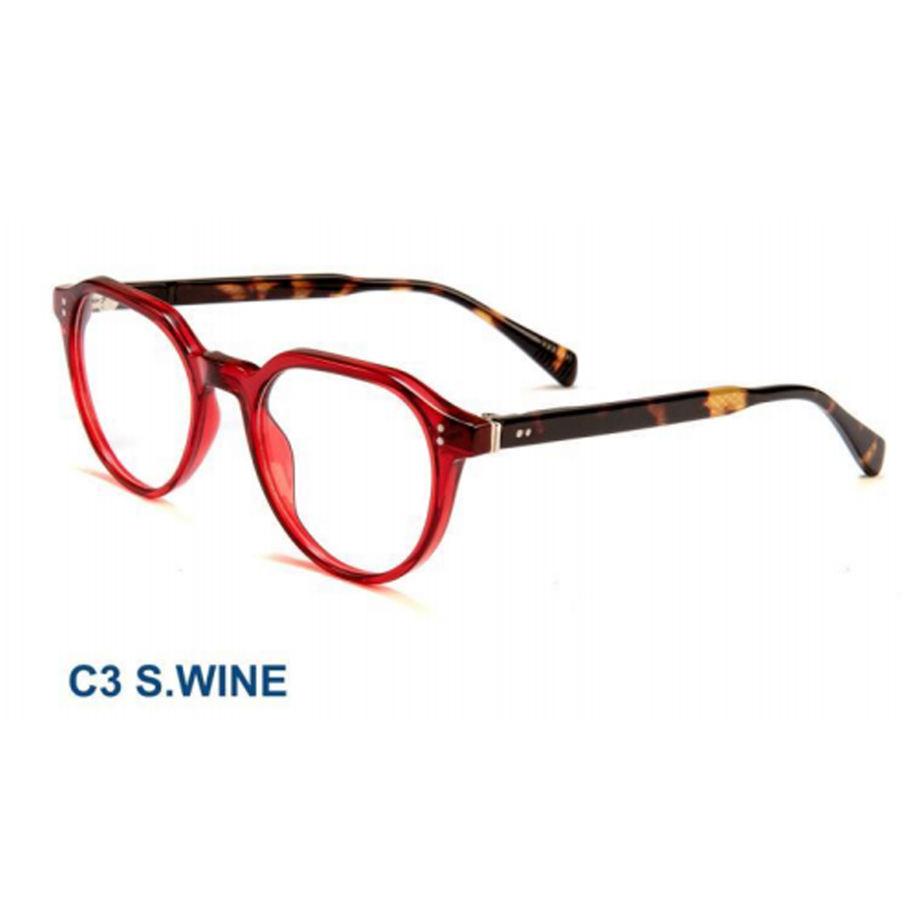 DILICN 2023 New Fashion Acetate Optical Frame Model RTA1003 Retro Style round frame 