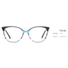 DILICN 2023 New TR90 Material Optical Frame round frame opticalframes TR90 and metal hybrid
