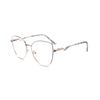 Unisex Spectacles Frames Cat Eye Glasses Metal Optical Frame for Men Women 2024