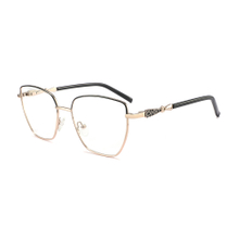 Ready Stock Designer Metal Fashion Cat Eye Eyeglasses Optical Frames for Women