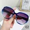 2024 Women's Retro Sunglasses with Large Frame PC Material Oval Style Fashion Trend Sunshade Sunscreen Glasses