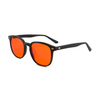 Acetate Anti Blue Light Blocking Orange Red Lenses 99% Anti Blue Light Computer Sleeping Glasses Men Women