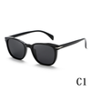 2024 New fashion square frame hot polarized sunglasses for men and women