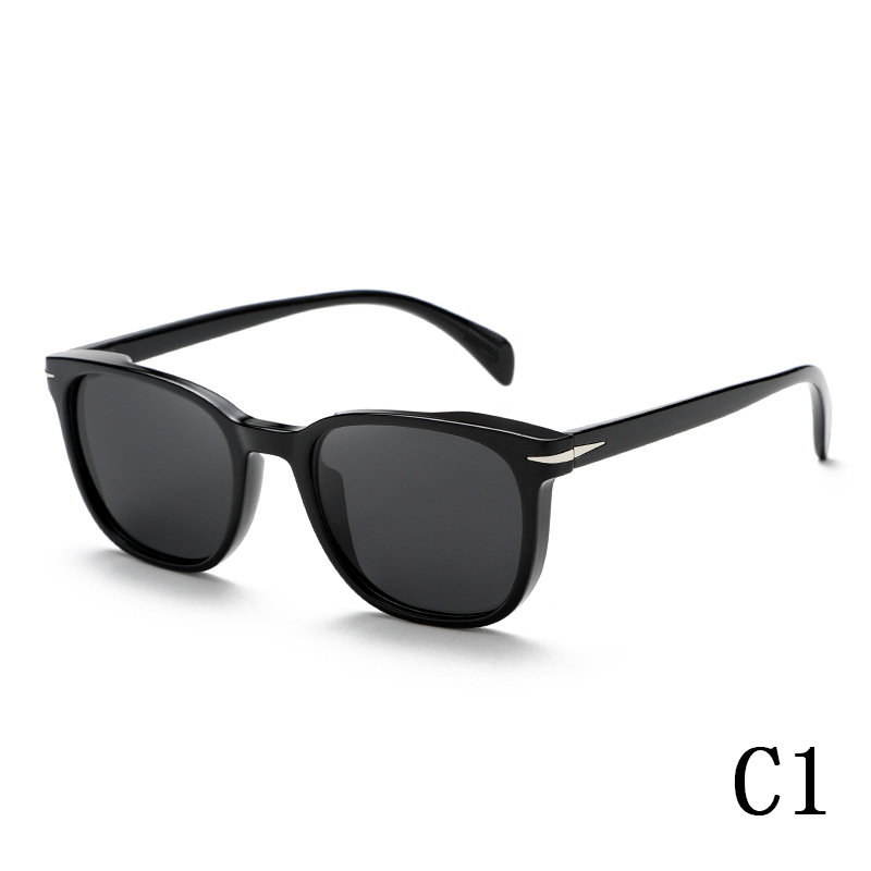 2024 New fashion square frame hot polarized sunglasses for men and women