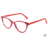 DILICN new Kids acetate fiber optical frame color Interchangeable sun lenses FG1095 fashion style Cat eye