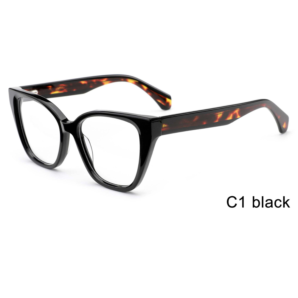 DILICN 2024 new acetate optical frame cat-eye frame women's fashion trend all-match glasses