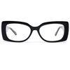 DILICN 2024 new acetate optical frame rectangular frame large size women's fashion optical glasses