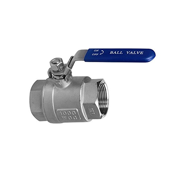 Stainless Steel 2PC Female BSP Ball Valve 1000WOG