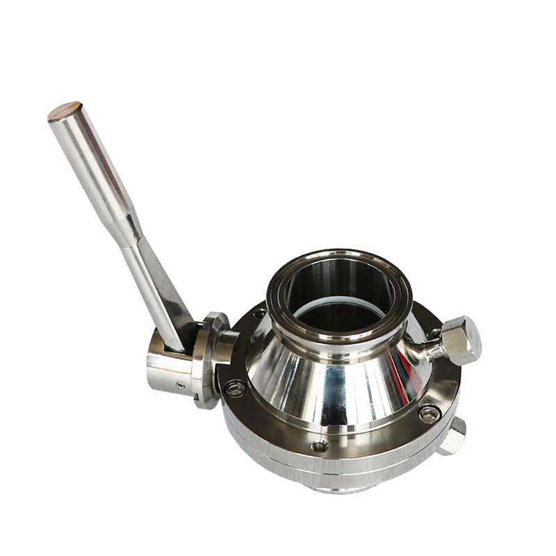 Sanitary CIP Cleaning Stainless Steel Butterfly type Ball Valve