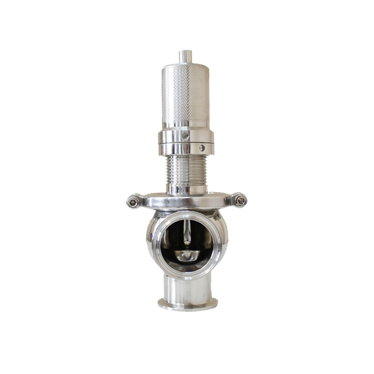 Stainless Steel Tri Clamp Sanitary Safety Pressure Relief Valve