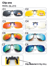 Polarized Clip On Sunglasses UV 400 Metal Clip-on Flip-up Driving Glasses lens Black/Brown Color Sunglasses