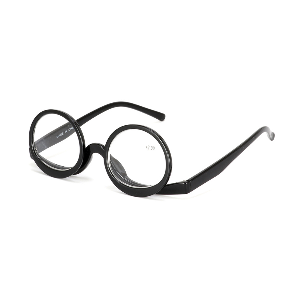 2 in 1 Reading Glasses Makeup Glasses Visually Impaired Reading Glasses Rotatable Eyewear Makeup Glasses for Women