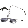 Magnetic Sunglasses Clip on for Men & Women UV400 Lens Clear Eyeglasses
