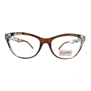 New Fashion Flower Reading Glasses Women Men Floral Pattern Eyeglasses Frame PC Presbyopic