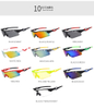 Fashion Men Women Custom Windproof Sports Eyewear Cycling Sunglasses UV400 Sports Sunglasses Glasses For Sport