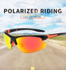 UV400 Outdoor Sports Cycling Sunglasses Sports Polarized Glasses High Quality Sunscreen Windproof UV Bicycle Eyewear 