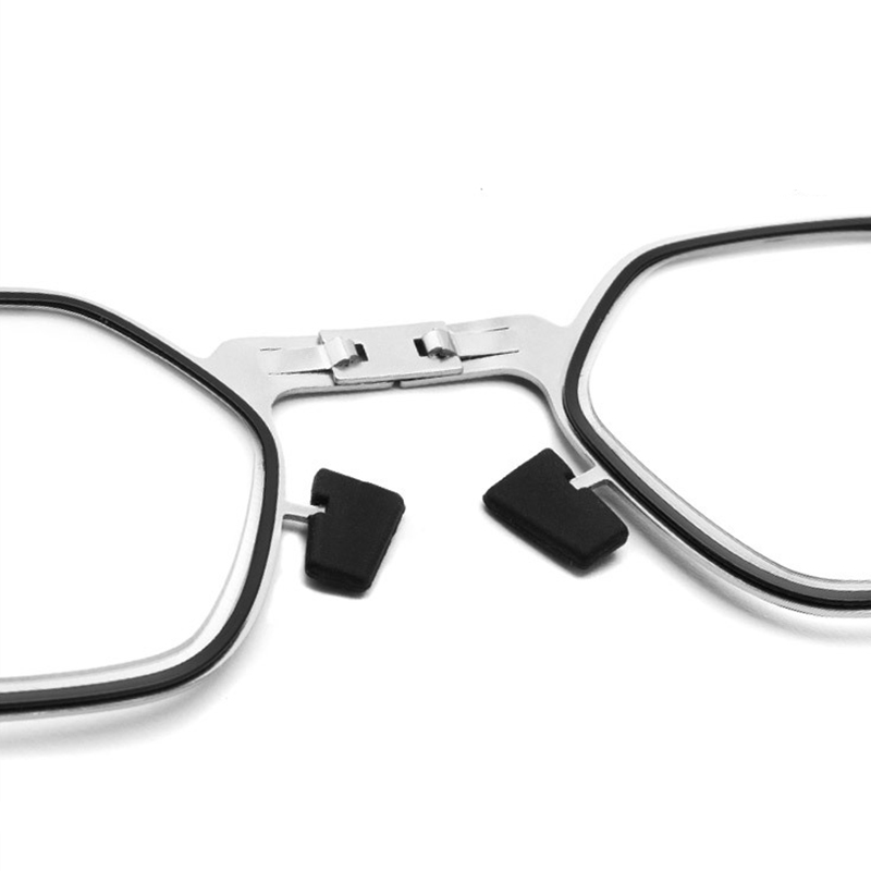 Folding Ultra Unisex Reader Metal Eyeglasses Anti Blue Light Polygon Reading Glasses