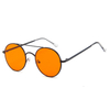 New Trend Sun Glasses Retro Double Beam Eyeglasses Metal Round Frame Sunglasses