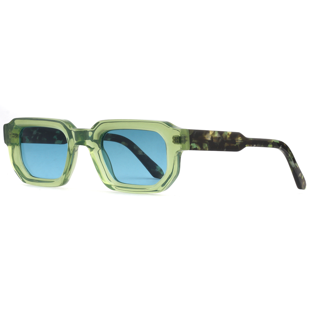 High Quality Acetate Sunglass Square Polarized Sunglasses