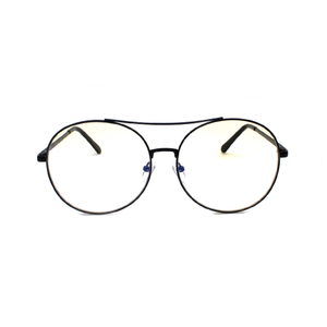 Wholesale Vintage Classic Popular Double Bridge Round Metal Sunglasses