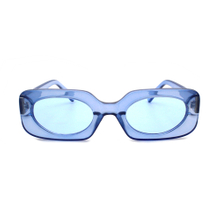 2022 Trendy Small Frame Sun Glasses Multiful Color Transparent Frame Rectangle Oval Sunglasses