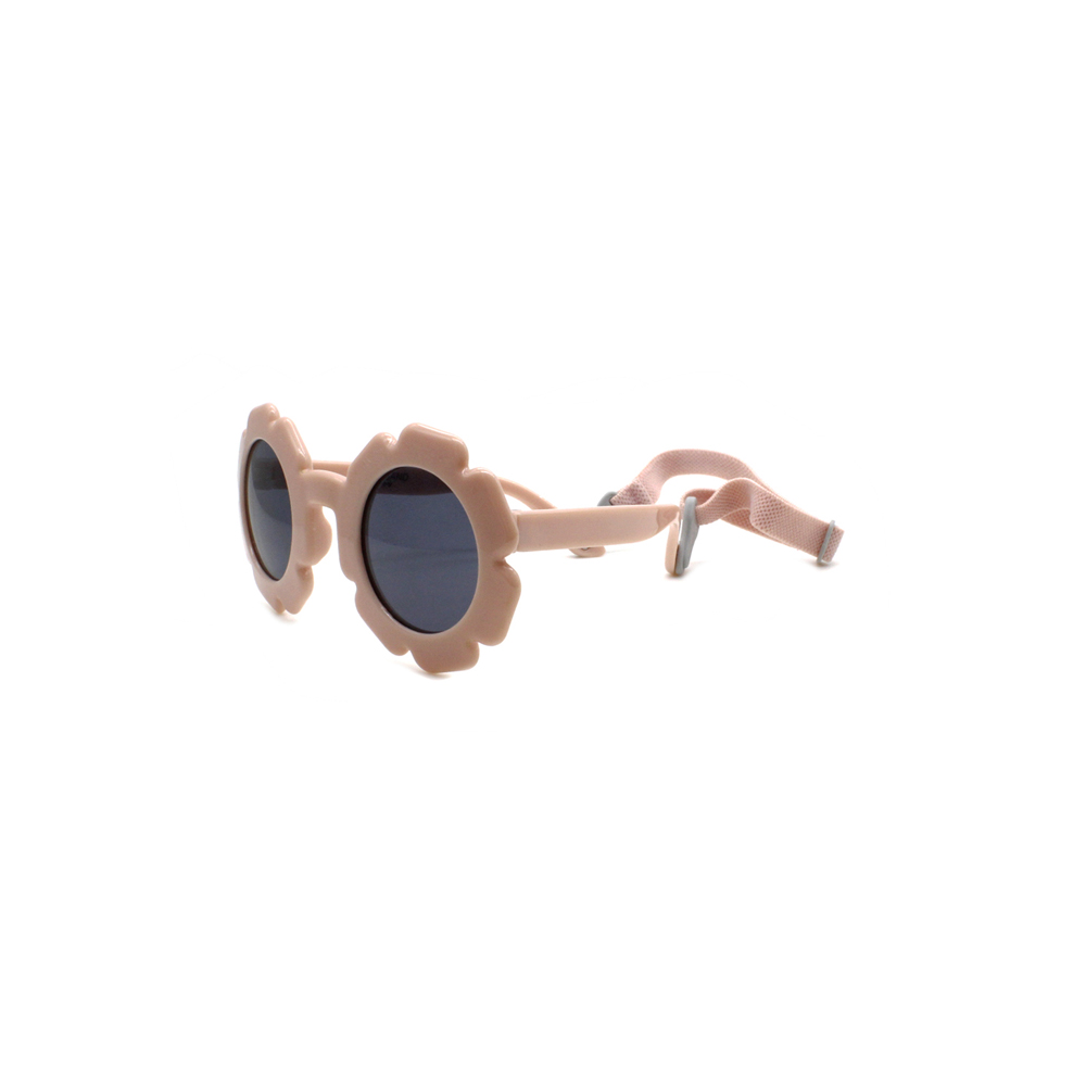 Wholesale Custom Flexible Rubber Kids Toddler Sun Glasses Shades Polarized Mirror Square Frames Baby Sunglasses with Strap
