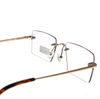 Gold Frames Rectangular Optical Eyeglass Rimless Glasses Frames Men
