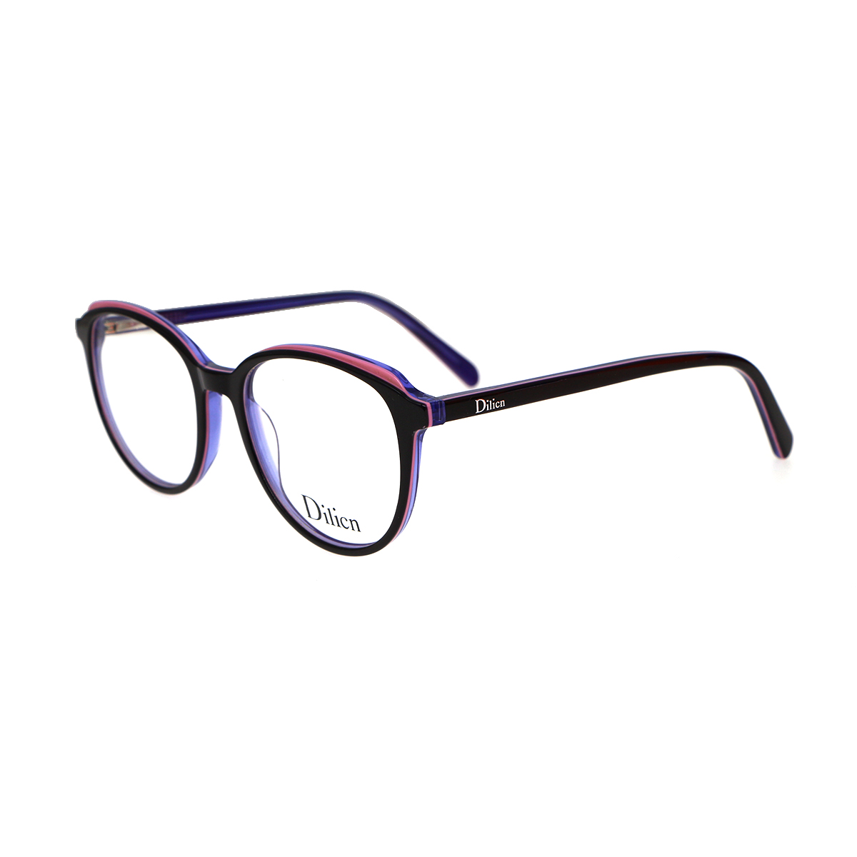 DILICN 2023 New Fashion Women's Acetate Optical Frame Model 23664 round frame