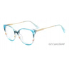 DILICN 2023 New TR90 Material Optical Frame round frame opticalframes TR90 and metal hybrid
